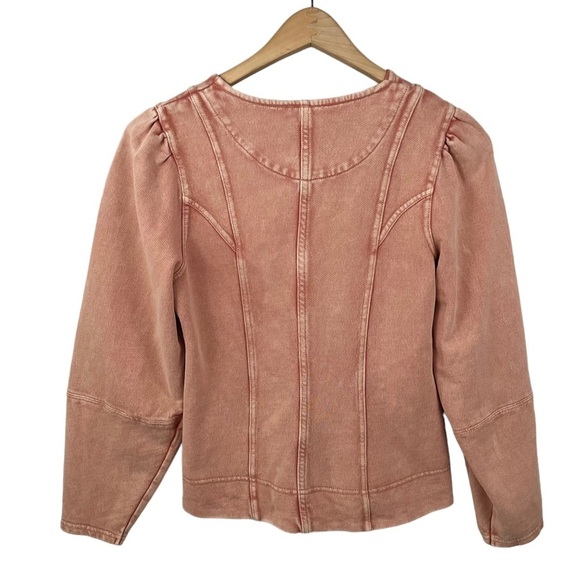 MAEVE by ANTHROPOLOGIE Jeanne Puff Sleeve Sweater - Picture 4 of 11